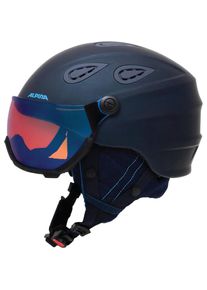 Alpina, Herren Visierhelm 'GRAP VISOR 2.0 HM', Nachtblau