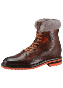 Melvin & Hamilton MELVIN & HAMILTON, Damen Schn&uuml;rstiefel 'Trevor19', Dunkelbraun / Grau / Dunkelorange