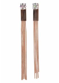 J. JAYZ, Damen Ohrstecker, Rosegold / Transparent