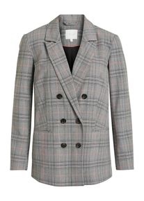 Vila, Damen Blazer, Grau / Melone / Schwarz
