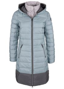 s.Oliver RED LABEL, Damen Leichter Daunenmantel, Pastellblau / Dunkelbraun