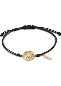 JETTE, Damen Armband, Gold / Schwarz