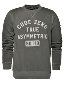 Code-Zero, Herren Sweatshirt 'Batten', Anthrazit / Greige
