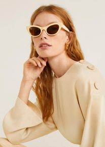 Mango, Damen Bluse 'Botone2-I', Nude