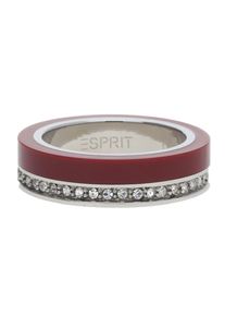 Esprit, Damen Fingerring Marin 68 ESRG11565J, Bordeaux / Silber