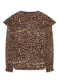 name it, Mädchen Hemd, Braun / Schwarz