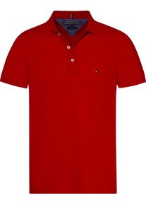 Tommy Hilfiger, Herren Poloshirt 'JELLY BEAN', Rot
