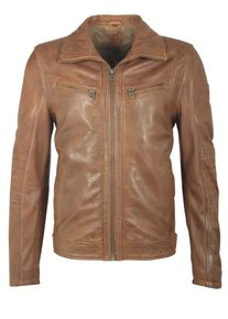 Gipsy, Herren Lederjacke 'CARLOW NSLV', Braun