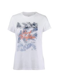 Jack Wolfskin, Damen 'Royal Palm' T-Shirt, Blau / Schwarz / Weiß