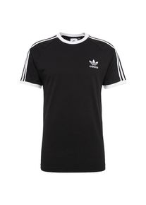 adidas originals, Herren T-Shirt '3-Stripes', Schwarz / Weiß
