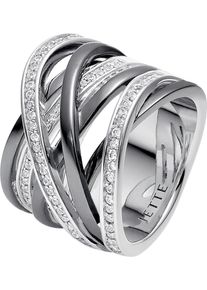 JETTE, Damen Ring 'River 60084432', Silber