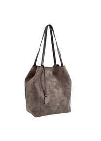 Tom Tailor Denim, Damen Shopper 'Mila ', Braun