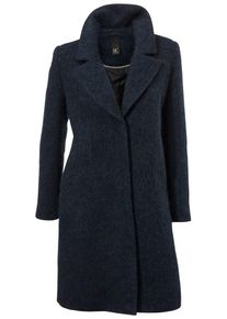 Heine, Damen Wollmantel, Dunkelblau