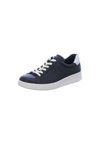 Ecco, Damen Schnürschuhe, Schwarz / Weiß