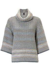 Heine, Damen Grobstrickpullover, Greige