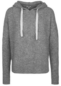 Better Rich, Damen Strickpullover 'HOODY BOXY', Grau