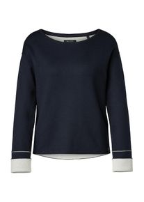 Marc O'Polo Marc O'Polo, Damen Pullover, Nachtblau / Naturweiß