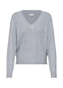 Vila, Damen Pullover 'VIARMA', Hellgrau