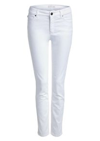 Oui, Damen Jeggings, Weiß