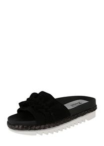 Tom Tailor, Damen Slipper, Schwarz