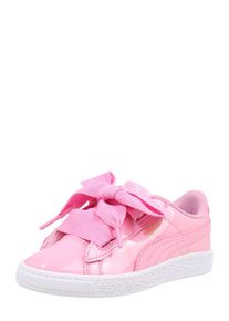 Puma, M&auml;dchen Sneaker 'Basket Heart Patent PS', Pink