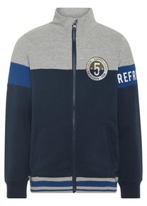 name it, Strickjacke, Blau / Dunkelblau / Grau / Wei&szlig;