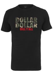 Mister Tee, Herren T-Shirt 'Dollar', Khaki / Rot / Schwarz