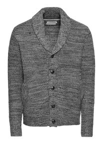 Pier One, Herren Strickjacke 'Moulinee Cardigan', Graumeliert
