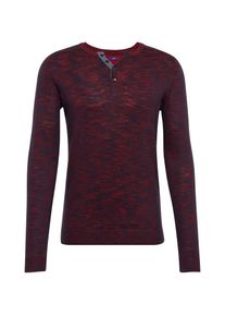 Tom Tailor, Herren Pullover, Navy / Rot