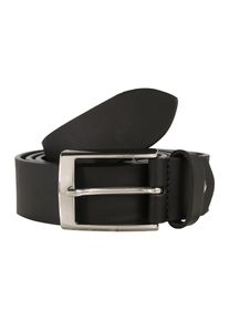 Vanzetti, Herren Gürtel aus mattem Leder 3.5cm, Schwarz