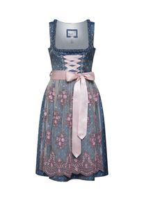 Marjo, Damen Dirndl 'Abia', Hellblau / Mischfarben