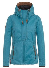 Naketano, Damen Übergangsjacke, Türkis / Rostbraun / Braunmeliert