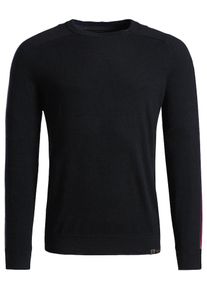 Khujo, Herren Pullover 'SLIM', Rot / Schwarz / Weiß