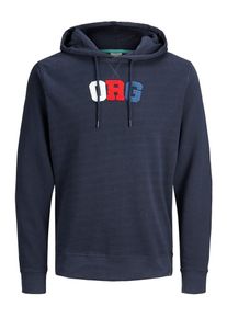 Jack & Jones JACK & JONES, Herren Fleece Artwork Sweatshirt, Dunkelblau