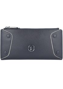 TRUSSARDI JEANS, Damen Geldbörse 'Melissa', Schwarz / Weiß