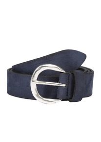 Vanzetti, Damen Veloursledergürtel 3.0cm, Marine