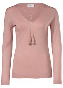 Heine, Damen V-Pullover, Altrosa