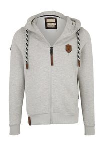 Naketano, Herren Sweatjacke 'Birol Jeck', Hellgrau