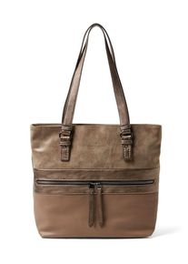 Tom Tailor, Damen Shopper 'Marit', Braun