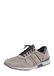 Rieker, Herren Sneaker mit Mesh-Partien, Grau