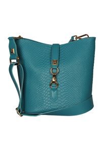 Silvio Tossi, Damen Schultertasche, Türkis