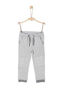 s.Oliver Junior, Jogpants mit Stern-Prägung, Graumeliert