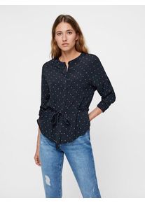 Véro Moda VERO MODA, Damen Hemd, Nachtblau / Weiß