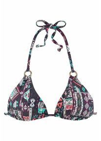Lascana, Damen Triangel-Top 'Kati', Mischfarben / Schwarz