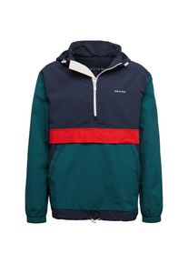Review, Herren Jacke 'OVERHEAD JACKET', Navy / Dunkelgrau / Rot