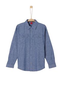 s.Oliver Junior, Chambrayhemd, Blau
