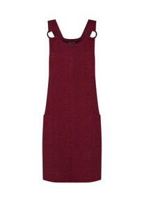 New Look, Damen Kleid 'STRETCH BUCKLE POCKET PINNY', Burgunder