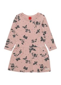 s.Oliver Junior, Mädchen Kleid, Grau / Pastellpink