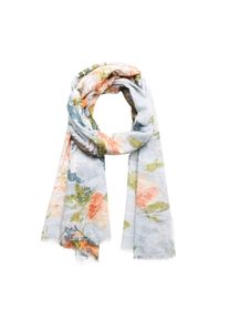 Codello, Damen Schal, Taubenblau / Hellblau / Oliv / Apricot / Pastellorange