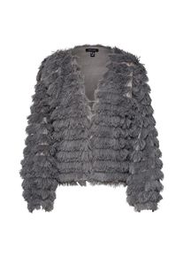 New Look, Damen Strickjacke '27.04 WW C+S PLUSH CARDIGAN P34', Anthrazit
